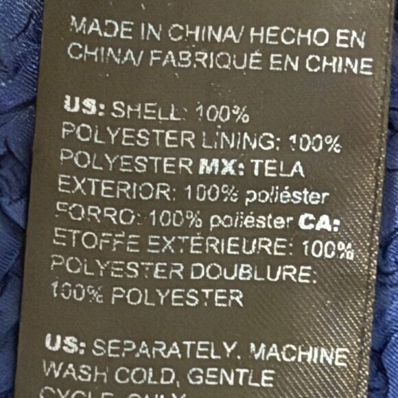 Chicos Travelers Reversible Open Front Jacket With Floral/Solid Design Size 16/1 - Picture 4 of 12